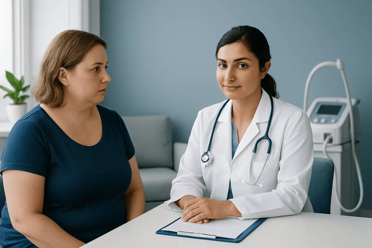 Who may be a candidate for professional treatment — home liposuction machine