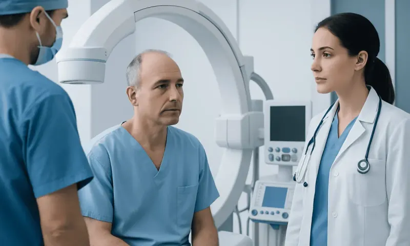Medical team preparing for pancreatic tumor surgery at Acibadem Hospital.
