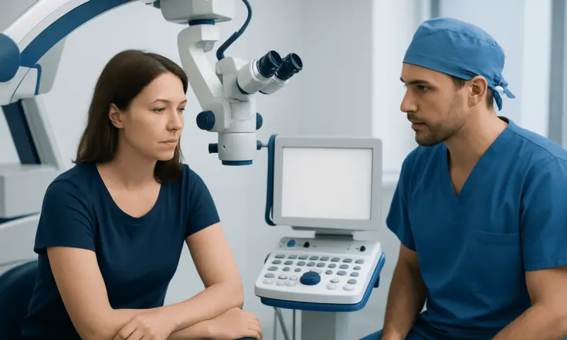 Medical consultation for brachial plexus injury with specialist and patient.