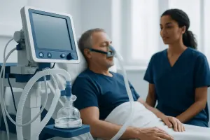Postural Drainage Uses Gravity to Help Clear Lung Mucus