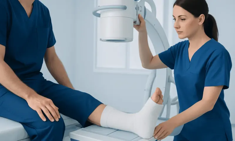 Who may need an ankle X-ray? — xray fractured ankle