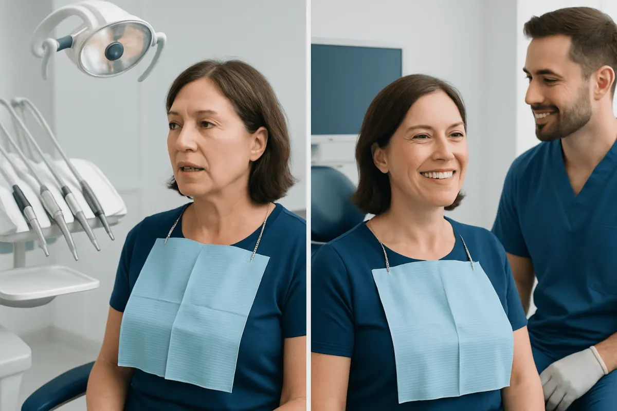 Why a Full Mouth Reconstruction May Be Recommended — full mouth reconstruction before and after