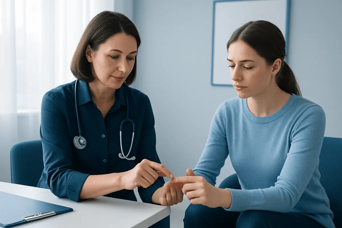 Why Clots and Clot-Like Changes Develop — blood clot in finger