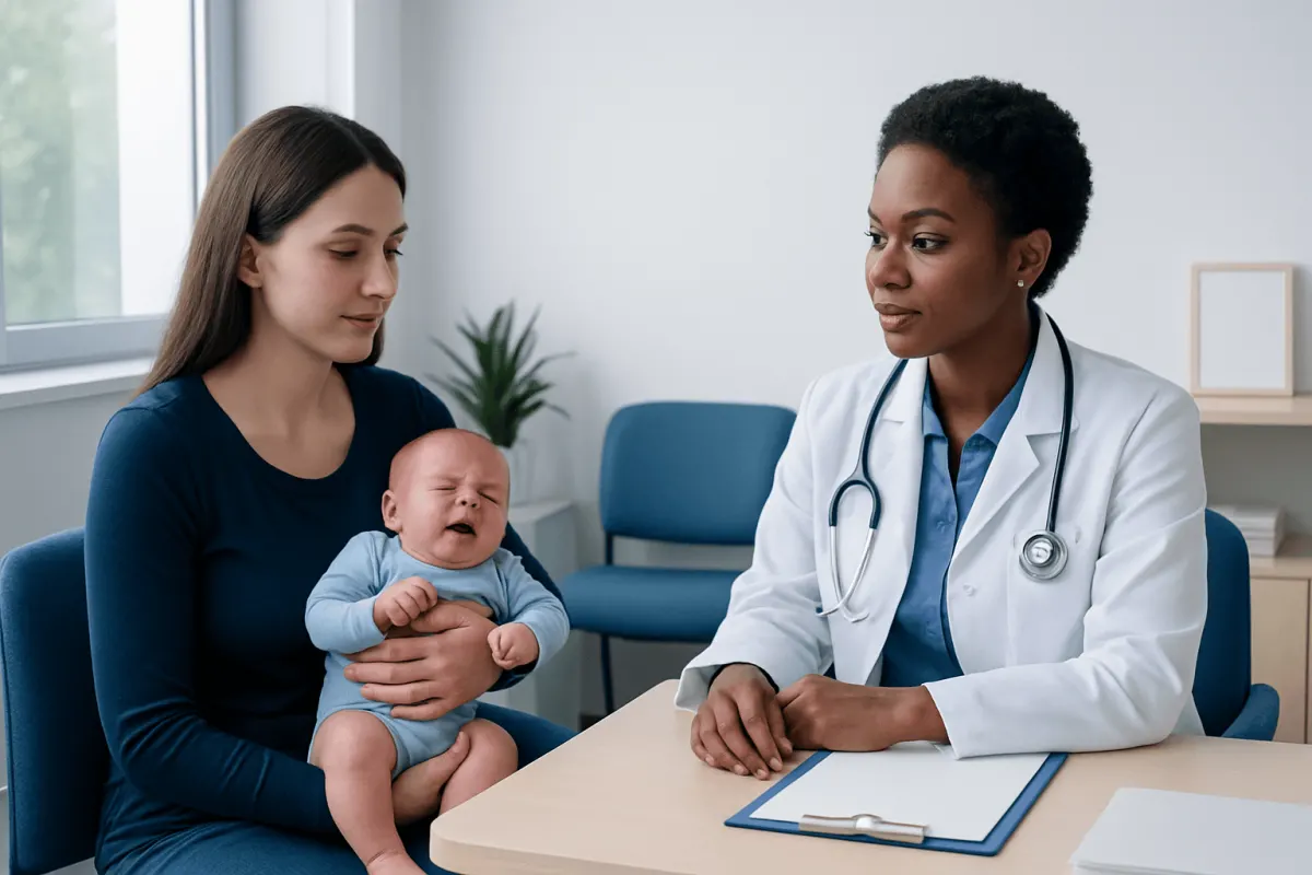 Why does crying help choanal atresia? — treatment of choanal atresia
