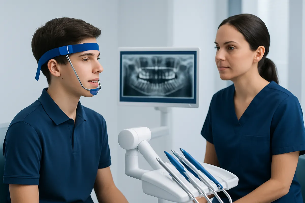 Why headgear may be recommended — headgear braces