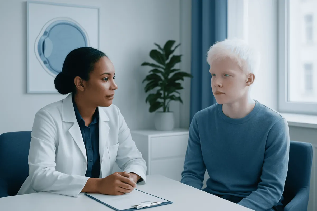 Why oculocutaneous albinism happens — oculocutaneous albinism