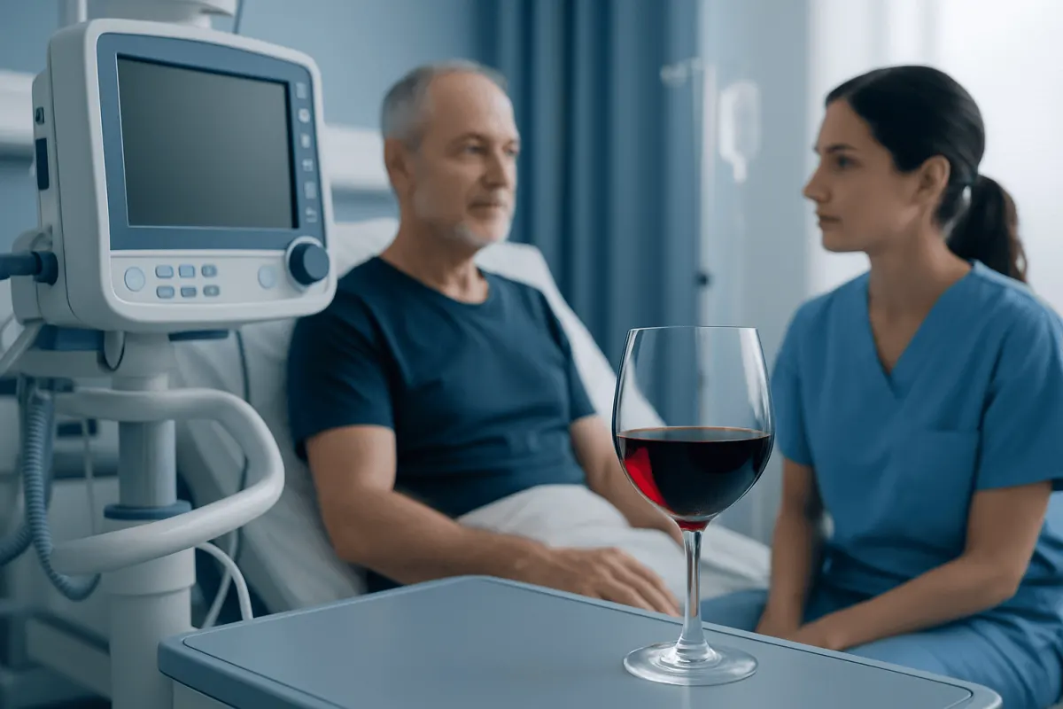 Why the red wine health myth developed — glass of wine